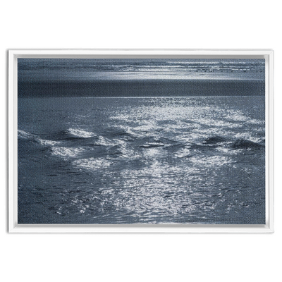 product image for silver sea framed canvas 3 5