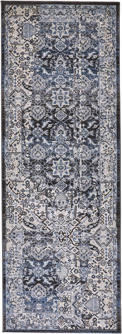 product image for Tullamore Gray and Blue Rug by BD Fine Flatshot Image 1 11