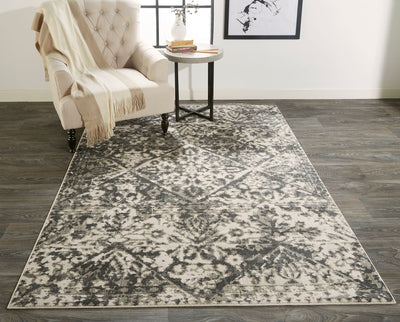 product image for Kiba Gray and Ivory Rug by BD Fine Roomscene Image 1 89