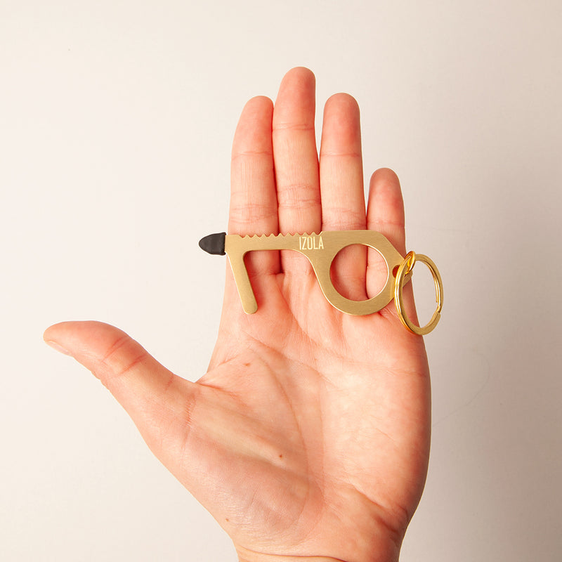 media image for brass edc no touch tool by izola 2 278