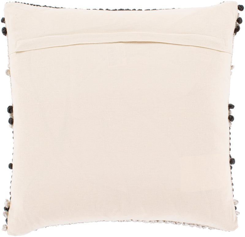 media image for Anders ADR-002 Hand Woven Square Pillow in Charcoal & Beige by Surya 258