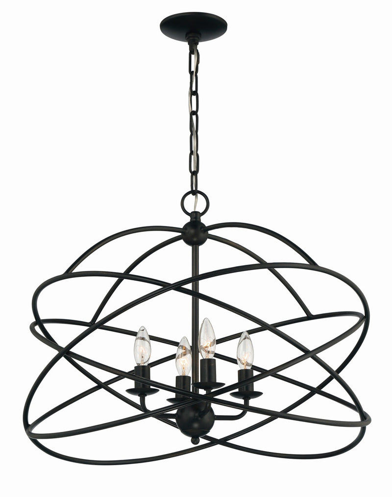media image for Anson 4 Light Contemporary Statement Chandelier By Lumanity 3 229