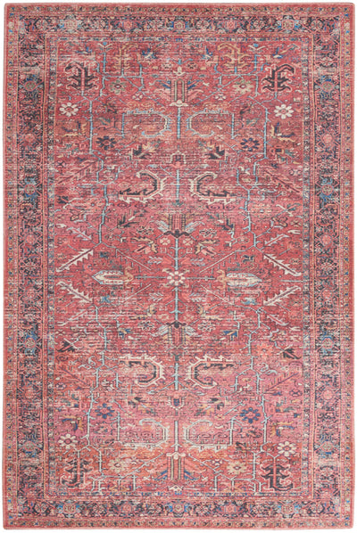 product image for Nicole Curtis Machine Washable Series Brick Vintage Rug By Nicole Curtis Nsn 099446164612 1 60