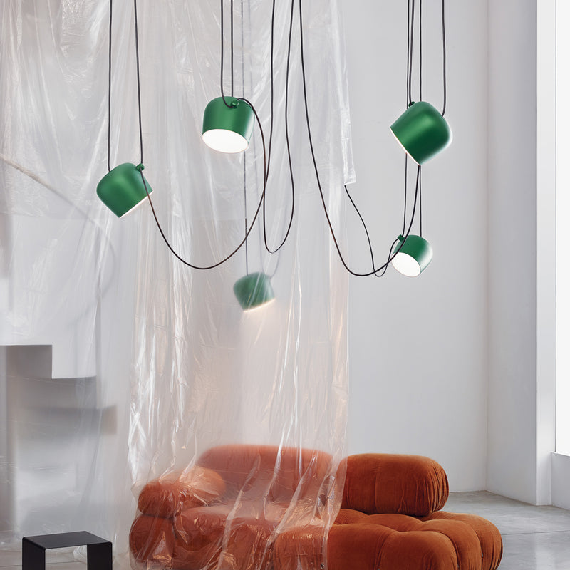 media image for aim led small ceiling pendant lamp in various colors 10 232