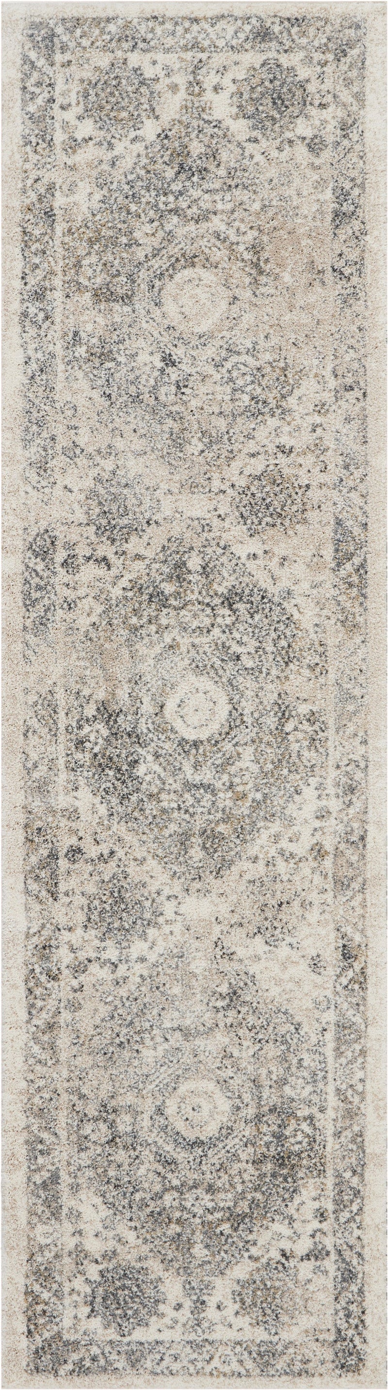 media image for fusion cream grey rug by nourison 99446317100 redo 2 280