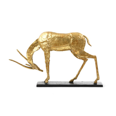 product image for Antelope Straight Horn Statue by Bungalow 5 59