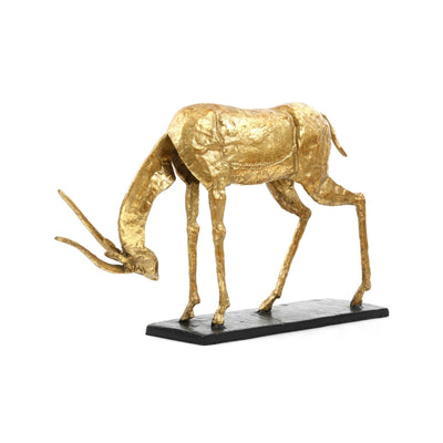 product image for Antelope Straight Horn Statue by Bungalow 5 59