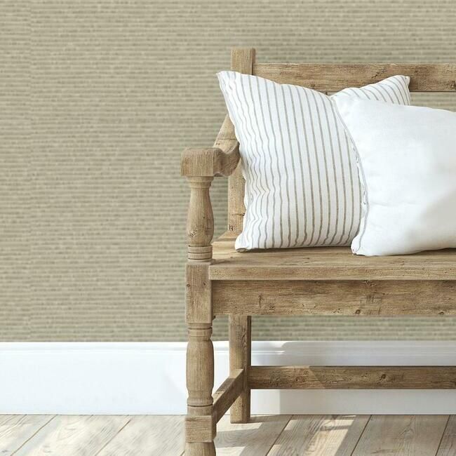 media image for Ashlar Wallpaper in Birch from the Quietwall Textiles Collection by York Wallcoverings 266