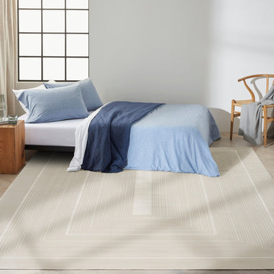 product image for Calvin Klein Irradiant Ivory Modern Rug By Calvin Klein Nsn 099446129543 11 13