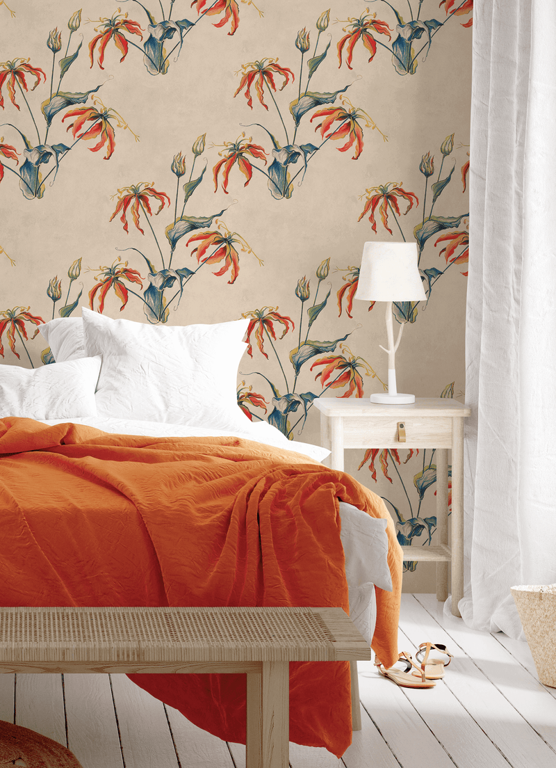 media image for Aubrey Wallpaper in Stone 251