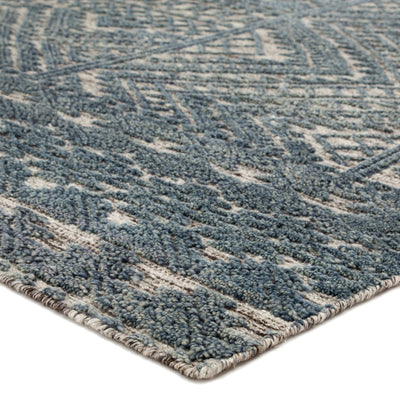 product image for rei08 prentice hand knotted geometric blue ivory area rug design by jaipur 3 39