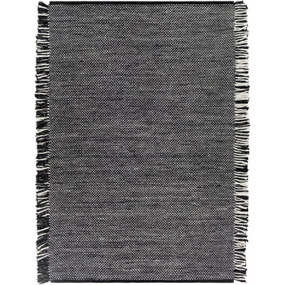 product image for Azalea Indoor/Outdoor Pet Yarn Black Rug Flatshot Image 36