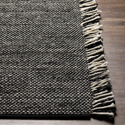 product image for Azalea Indoor/Outdoor Pet Yarn Black Rug Front Image 74