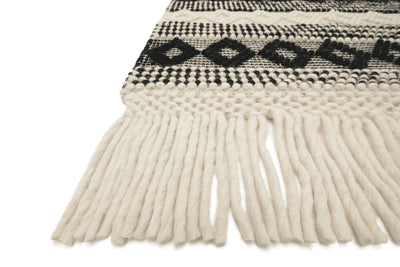 product image for Holloway Hand Woven Ivory / Black Rug Alternate Image 1 63