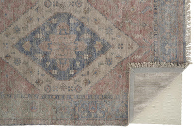 product image for Ramey Hand Woven Blue and Orange Rug by BD Fine Fold Image 1 89