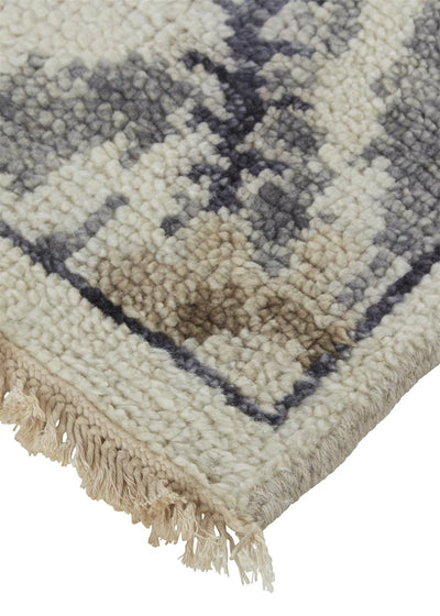 product image for Bennet Hand Knotted Beige and Gray Rug by BD Fine Corner Image 1 78