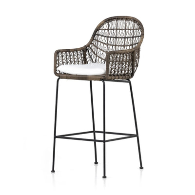 product image for Bandera Outdoor Bar/Counter Stool w/Cushion in Various Colors Flatshot Image 1 66