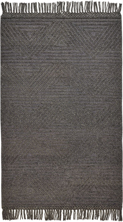 product image of Lavinda Hand Woven Charcoal Gray Rug by BD Fine Flatshot Image 1 527