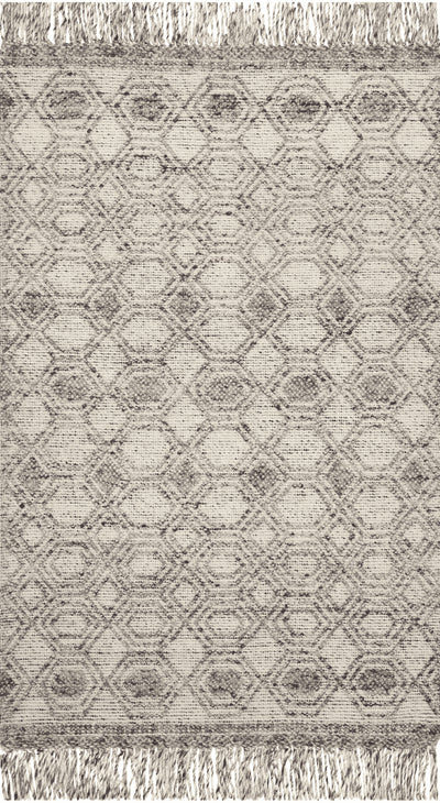 product image for Holloway Hand Woven Grey Rug Flatshot Image 1 92