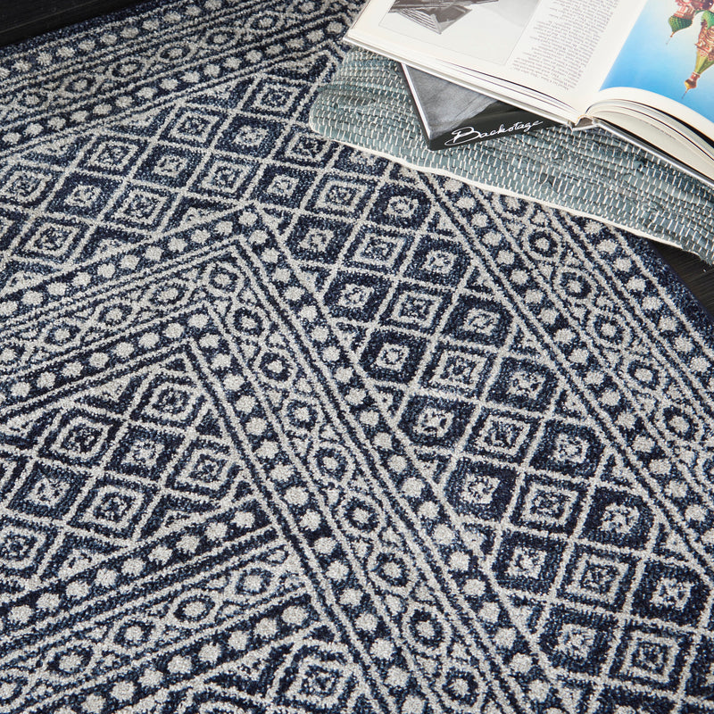 media image for palermo navy grey rug by nourison nsn 099446720382 9 269