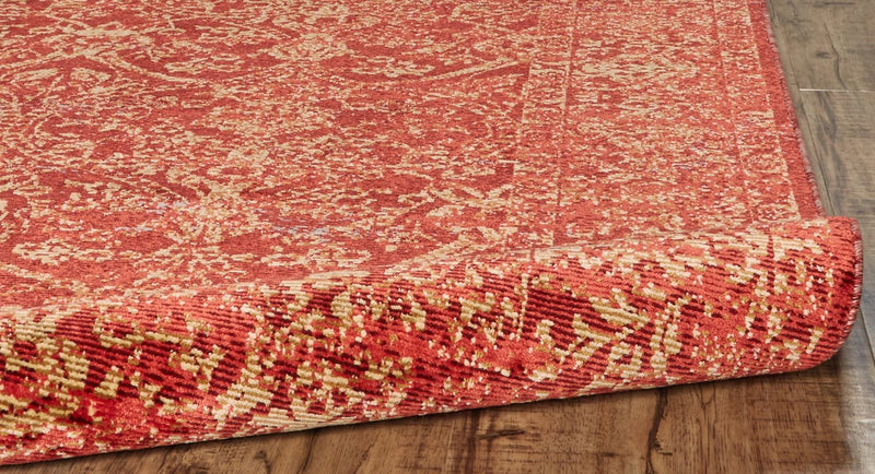 media image for Tessina Red and Gold Rug by BD Fine Roll Image 1 215