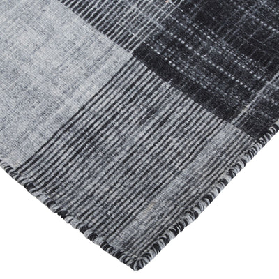 product image for Moya Flatweave Black and Gray Rug by BD Fine Corner Image 1 62