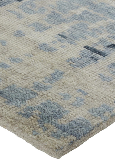product image for Scottsdale Hand Knotted Tan and Blue Rug by BD Fine Corner Image 1 28