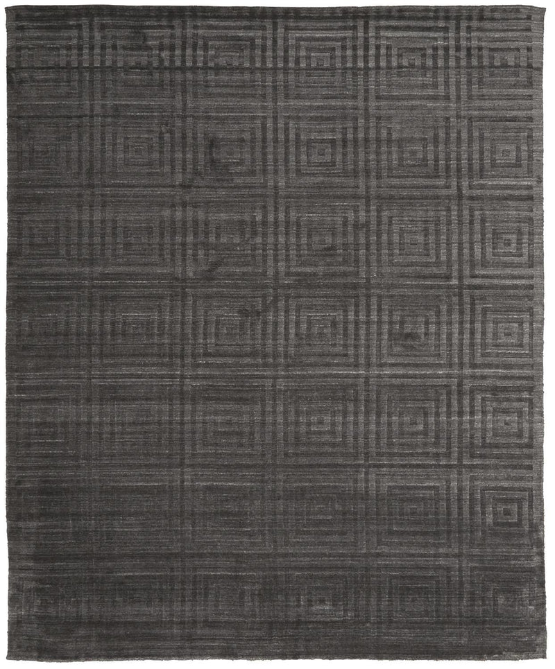 media image for Savona Hand Woven Asphalt Gray Rug by BD Fine Flatshot Image 1 296