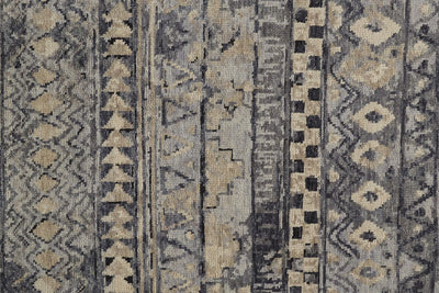 product image for Scottsdale Hand Knotted Gray and Blue Rug by BD Fine Texture Image 1 65