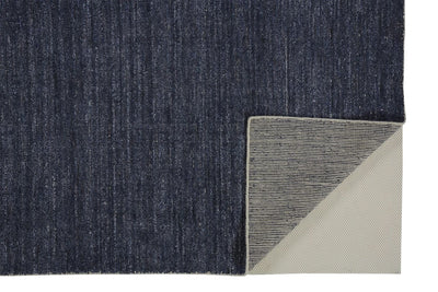 product image for Legros Hand Woven Navy Blue Rug by BD Fine Fold Image 1 67