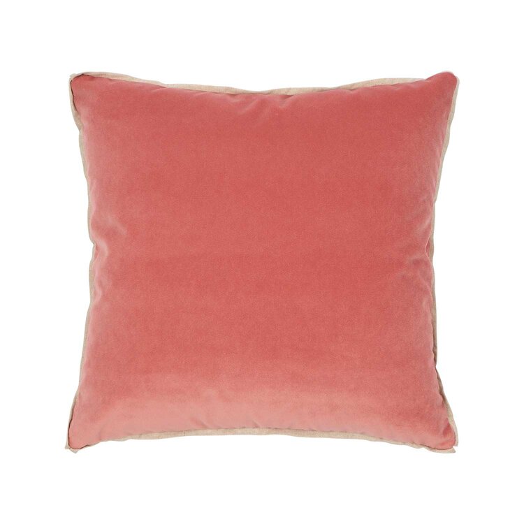 media image for Banks Pillow in Coral design by Moss Studio 216