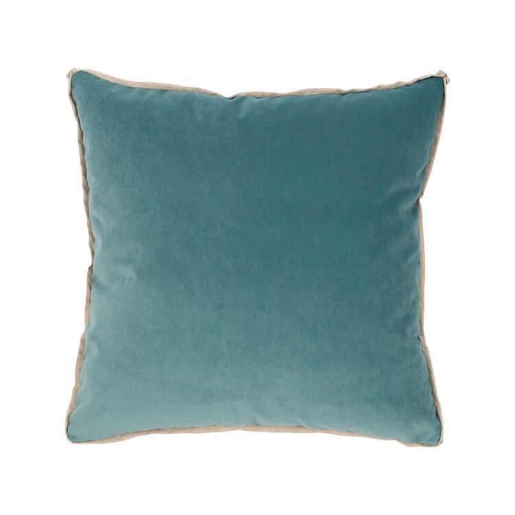 media image for Banks Pillow in Turquoise design by Moss Studio 258