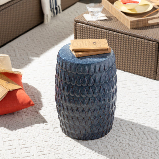 media image for Blackwell Indoor/Outdoor Ceramic Garden Stool in Various Colors Styleshot Image 28