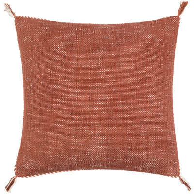 product image for Braided Bisa Cotton Orange Pillow Flatshot Image 25
