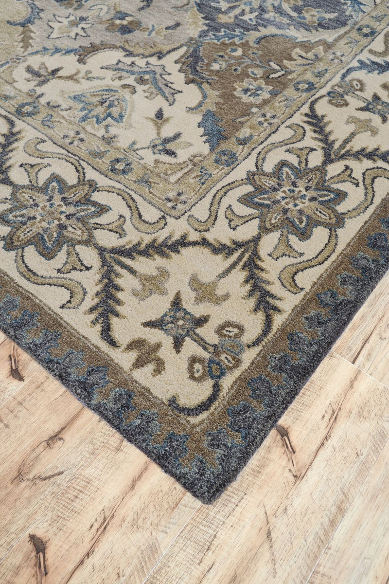 media image for Botticino Blue and Gray Rug by BD Fine Corner Image 1 227