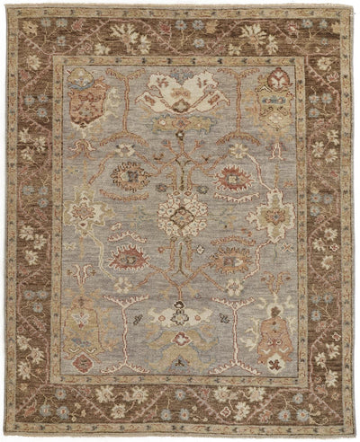 product image of Irie Hand Knotted Gray and Brown Rug by BD Fine Flatshot Image 1 597