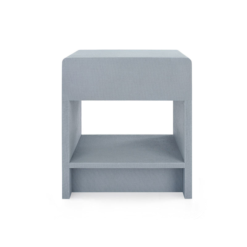media image for Benjamin Linen 1-Drawer Side Table in Various Colors by Bungalow 5 282