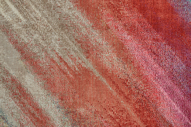 media image for Tessina Purple and Red Rug by BD Fine Texture Image 1 212