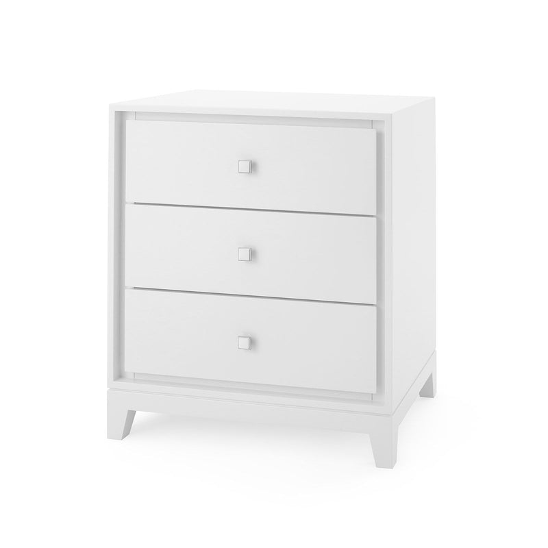 media image for Begamo 3-Drawer Side Table in Various Colors by Bungalow 5 245