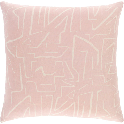 media image for Bogolani Cotton Pale Pink Pillow Flatshot Image 245