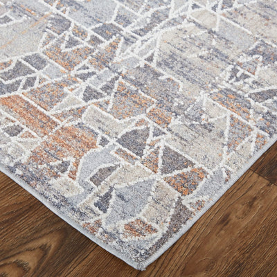 product image for Edwardo Abstract Gray/Blue Rug 4 48