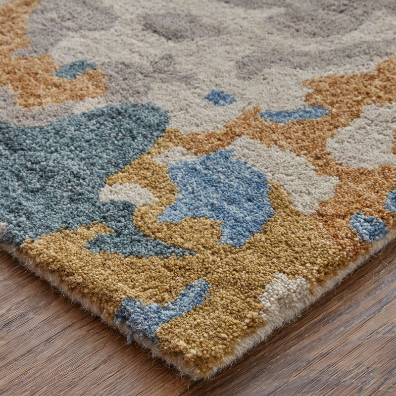 media image for Calista Hand-Tufted Abstract Opal Gray/Blue/Bronze Rug 4 21