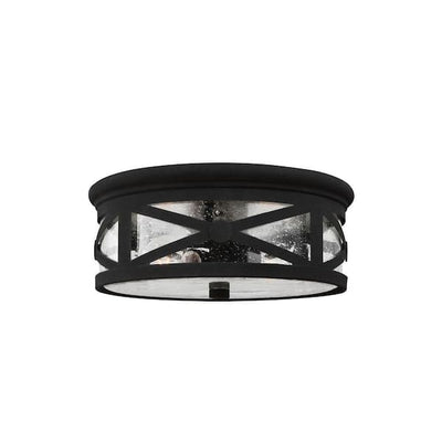 product image for lakeview 2 light outdoor ceiling flush mount sea gull 7821402en7 71 2 94