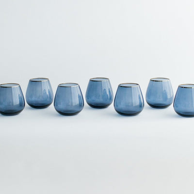 product image for siren short stemless goblet set of 4 by borrowed blu bb0212s 1 12