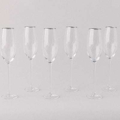 product image for siren champagne flute set of 4 by borrowed blu bb0229s 3 23