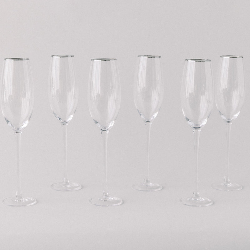 media image for siren champagne flute set of 4 by borrowed blu bb0229s 3 266