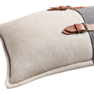 product image for Branson Cotton Taupe Pillow Corner Image 3 45