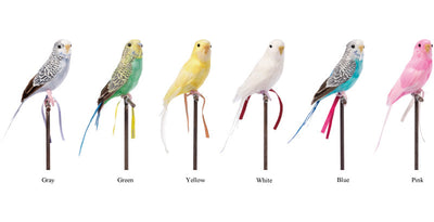 product image of artificial birds budgie gray 1 535
