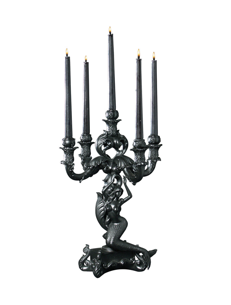 media image for burlesque black mermaid chandelier design by seletti 1 280