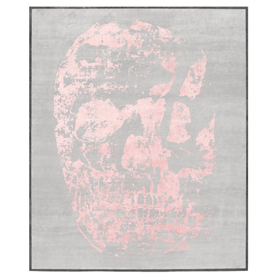 product image of copertino skull hand knotted pink rug by by second studio cl231 411x73 1 560